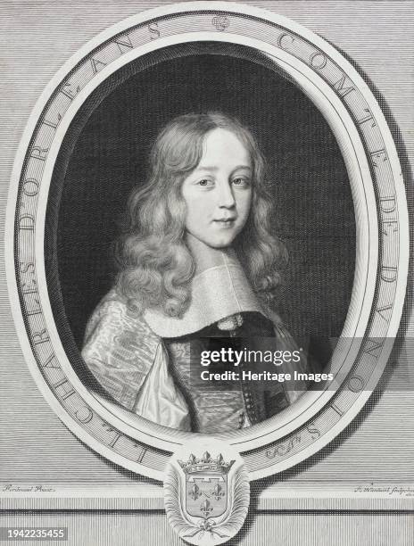 Charles d'Orléans-Longueville, Comte de Dunois, 1660. Creator: Robert Nanteuil.