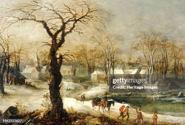 Winter Landscape, 1620-1629. Creator: Joos de Momper, the younger.