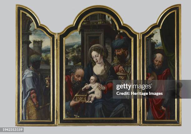 Adoration of the Magi, 1540-1549. Creator: Pieter Coecke van Aelst.