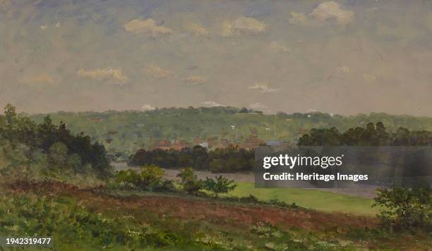 Landscape [at Georgetown], 1892. Creator: Richard Gruelle.