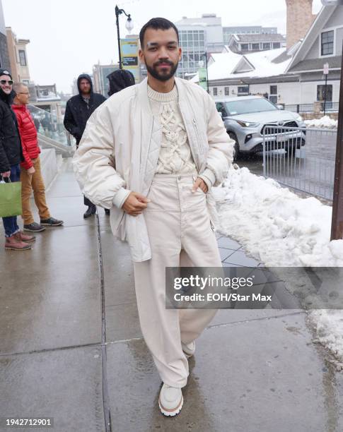 Justice Smith is seen on January 20, 2024 in Park City, Utah.