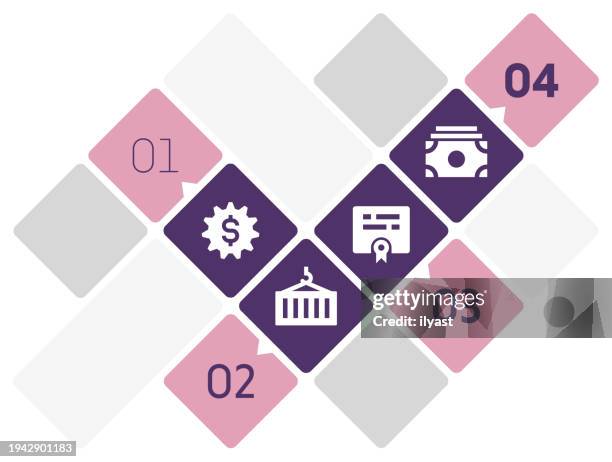 commerce check infographic design - factory inspector stock illustrations