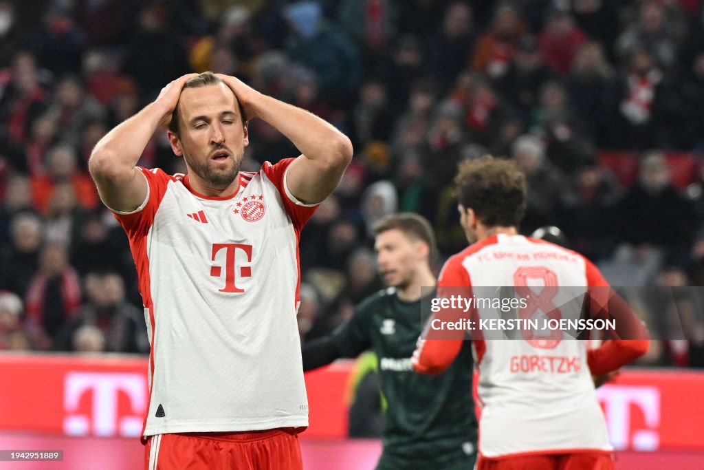 TOPSHOT-FBL-GER-BUNDESLIGA-BAYERN MUNICH-BREMEN