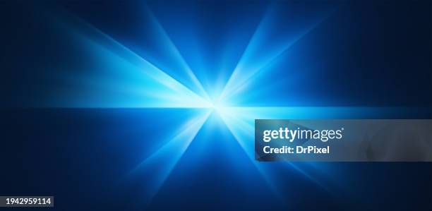 blue light rays - light beam stock pictures, royalty-free photos & images