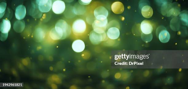 bokeh green background - green stockfoto's en -beelden
