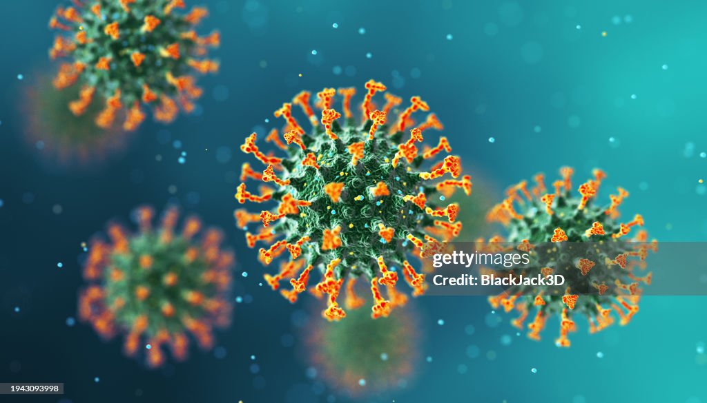 Disease X Cells - Green Background