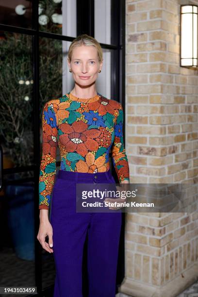 Jessica Van Der Steen attends MACRENE Actives Dinner Hosted by Marissa Hermer and Allison Wise at The Draycott at Palisades Village on January 17,...