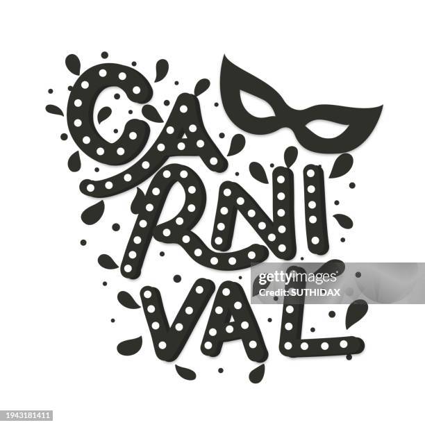 black and white carnival minimal illustration - fiesta background stock illustrations