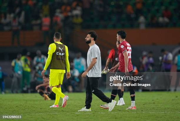 Mohamed Salah Salah Mahrous Ghaly of Egypt during the TotalEnergies CAF Africa Cup of Nations group stage match between Egypt and Ghana at Stade...