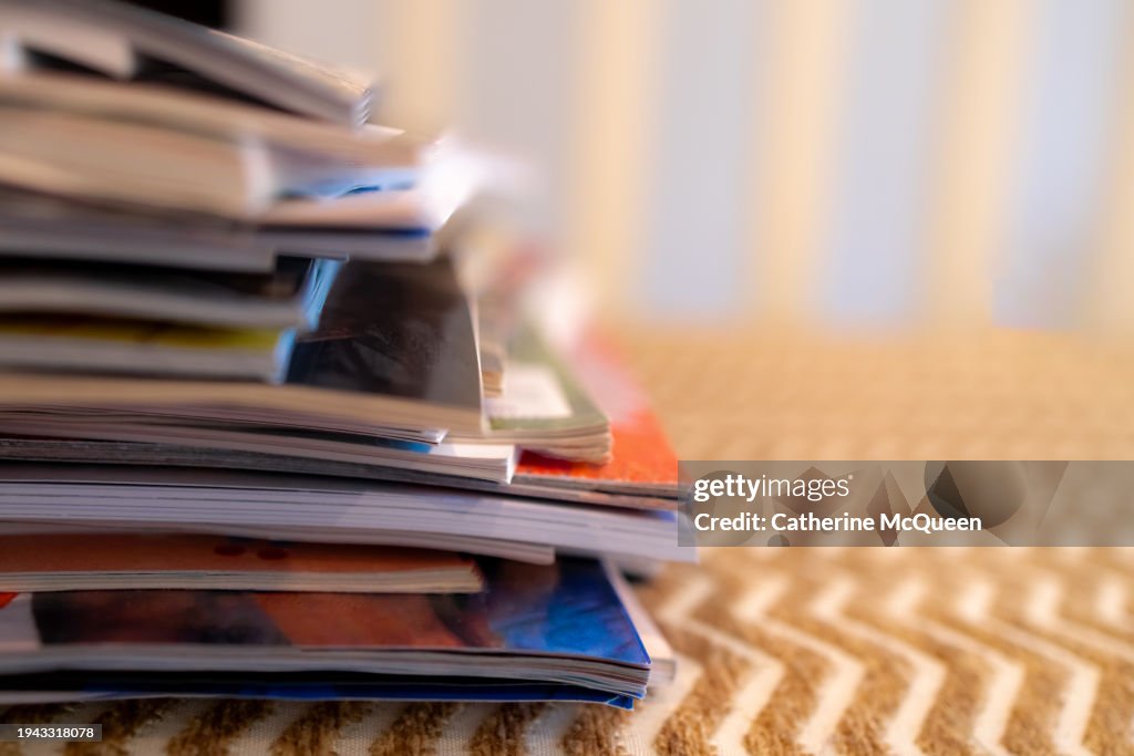 Stack of junk mail
