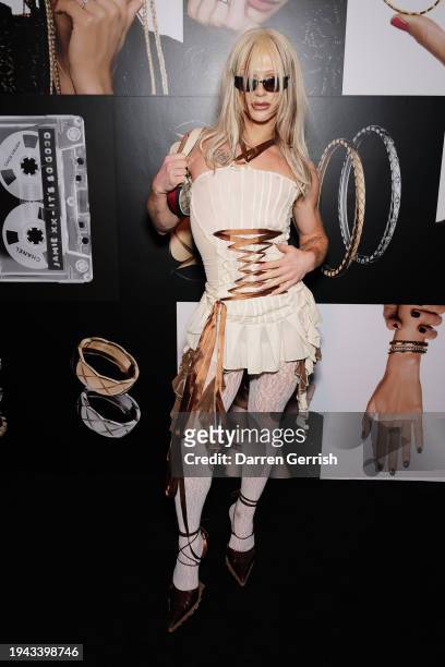 Bimini attends the Chanel and Dazed celebration of the new Coco Crush campaign at Dazed Space on January 18, 2024 in London, England.