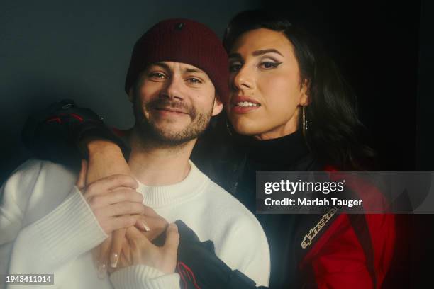 Dylan O'Brien and River Gallo of 'Ponyboi' are photographed for Los Angeles Times on January 20, 2024 at the LA Times Studio at Sundance Film...