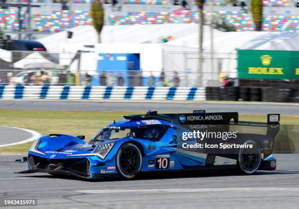 Wayne Taylor Racing with Andretti driver Ricky Taylor Filipe Albuquerque Brendon Hartley Sweden Marcus Ericsson GTP Acura ARX-06 during the Roar...