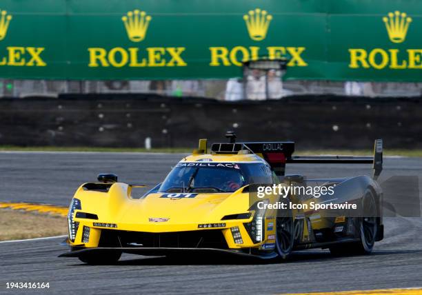 Cadillac Racing driver Sebastien Bourdais Renger van der Zande Scott Dixon Alex Palou GTP Cadillac V-Series.R during the Roar Before the 24 IMSA...