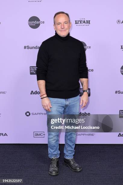 Clark Gregg attends the "Thelma" Premiere during the 2024 Sundance Film Festival at The Ray Theatre on January 18, 2024 in Park City, Utah.