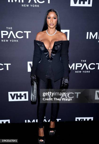 Bernice Burgos attends VH1's "The Impact New York" Series Premiere at Lavan Chelsea on January 18, 2024 in New York City.