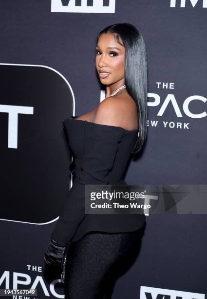 Bernice Burgos attends VH1's "The Impact New York" Series Premiere at Lavan Chelsea on January 18, 2024 in New York City.