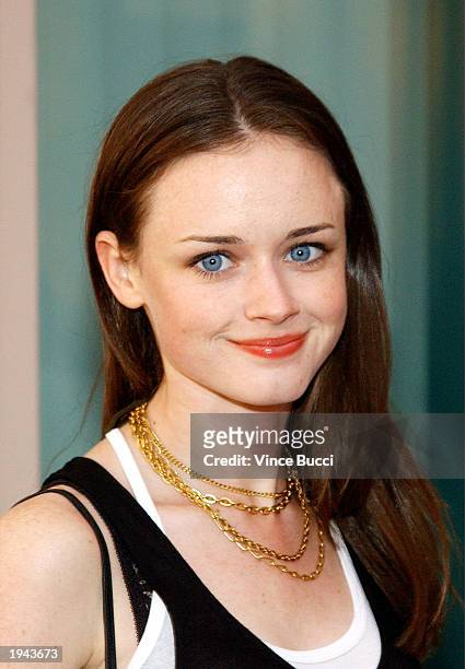 Actress Alexis Bledel attends a behind the scenes discussion of the television show "Gilmore Girls" at the Academy of Television Arts and Sciences on...