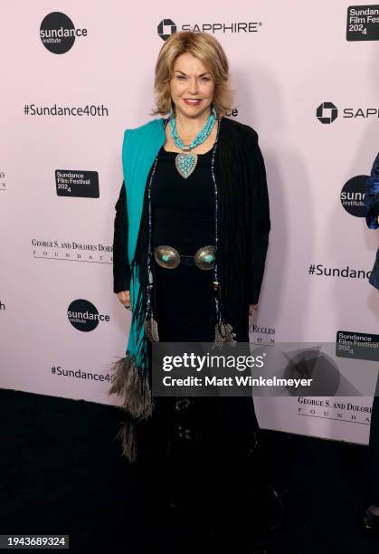 Pat Mitchell attends the 2024 Sundance Film Festival Opening Night Gala: Celebrating 40 Years at DeJoria Center on January 18, 2024 in Park City,...