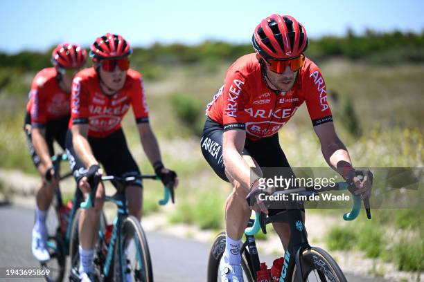 Anthony Delaplace of France and Team Arkea-B&B Hotels competes during the 24th Santos Tour Down Under 2024, Stage 4 a 136.2km stage from Murray...