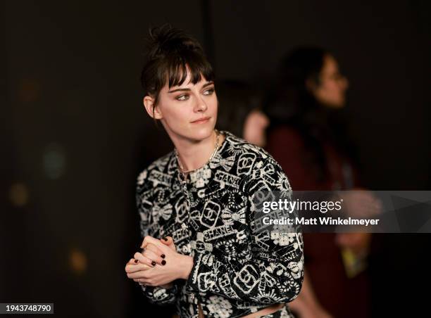 Kristen Stewart attends the 2024 Sundance Film Festival Opening Night Gala: Celebrating 40 Years at DeJoria Center on January 18, 2024 in Park City,...