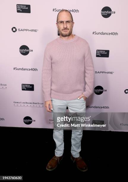 Darren Aronofsky attends the 2024 Sundance Film Festival Opening Night Gala: Celebrating 40 Years at DeJoria Center on January 18, 2024 in Park City,...
