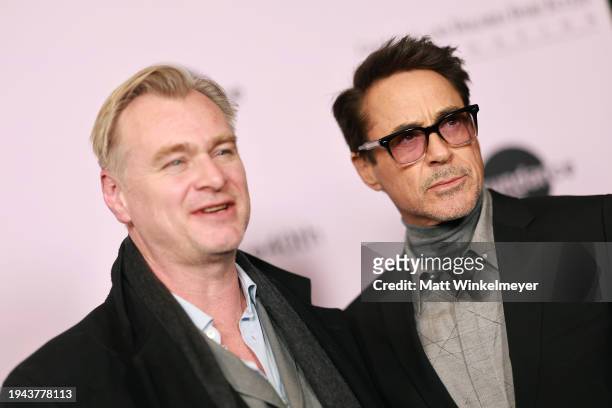 Christopher Nolan and Robert Downey Jr. Attend the 2024 Sundance Film Festival Opening Night Gala: Celebrating 40 Years at DeJoria Center on January...