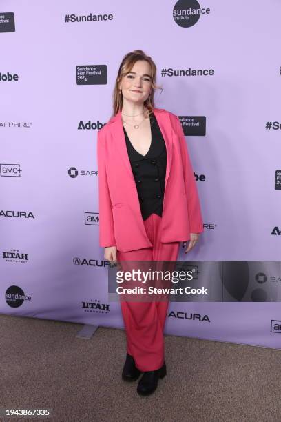 Maddie Rowan attends the world premiere of Apple Original Films' "Girls State" at Sundance Film Festival 2024 at Eccles Center Theatre on January 18,...