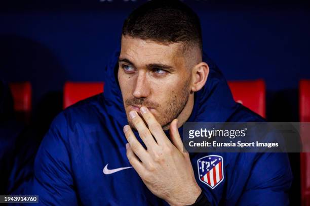 Goalkeeper Ivo Grbic of Atletico de Madrid during Copa del Rey Round of 16 match between Atletico Madrid and Real Madrid at Civitas Metropolitano...