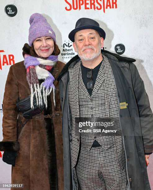 Tom de Ket attends the Musical Premiere Jesus Christ Superstar at DeLaMar Theater on January 21, 2024 in Amsterdam, Netherlands.