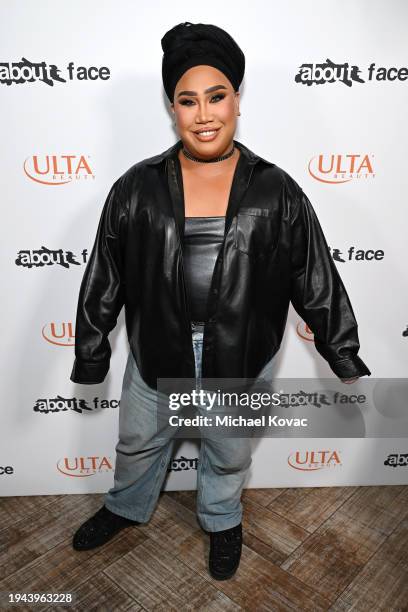 Patrick Starrr attends the about - face Performer Launch Dinner at ADKT LA on January 18, 2024 in Los Angeles, California.