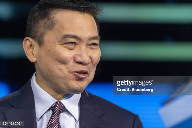 Loh Boon Chye, chief executive officer of Singapore Exchange Ltd., during a Bloomberg Television in London, UK, on Monday, Jan. 22, 2024. Trading...