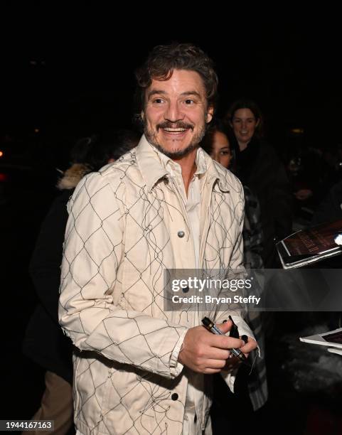 Pedro Pascal attends the 2024 Sundance Film Festival on January 18, 2024 in Park City, Utah.