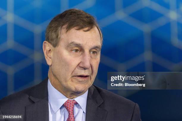 Richard Edelman, chief executive officer of Daniel J Edelman Inc., during a Bloomberg Television interview in London, UK, on Monday, Jan. 22, 2024....