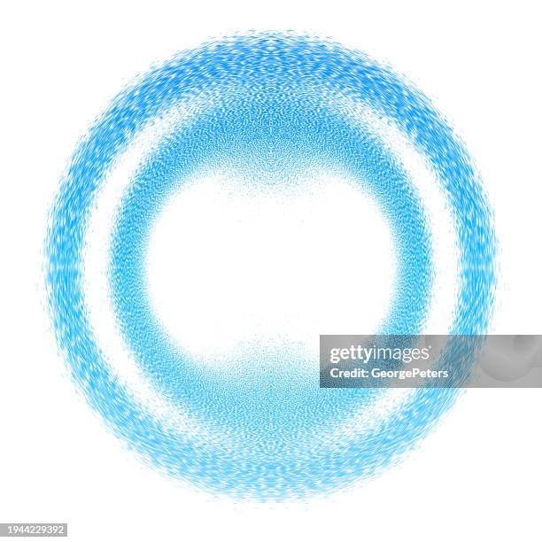 circle frame with copy space - face recognition stock illustrations