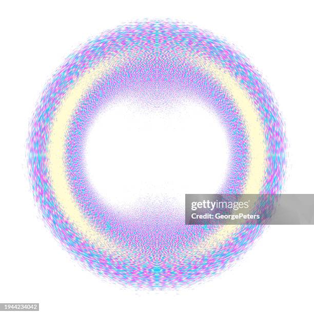 circle frame with copy space - biometric chart stock illustrations