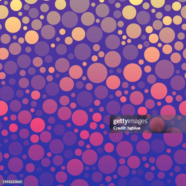 abstract geometric background with pink gradient circles - fizz stock illustrations