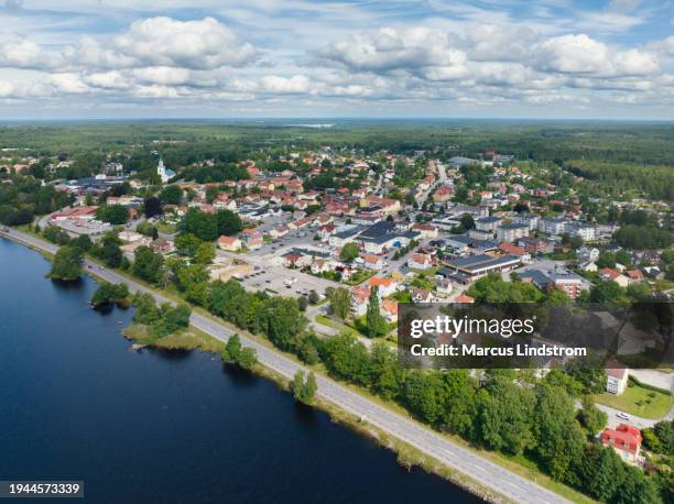 luftaufnahme von tingsryd - smaland stock-fotos und bilder