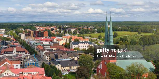 växjö city - vaxjo stock pictures, royalty-free photos & images