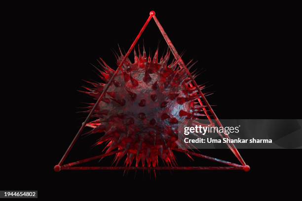 virus - variante delta do sars cov 2 - fotografias e filmes do acervo