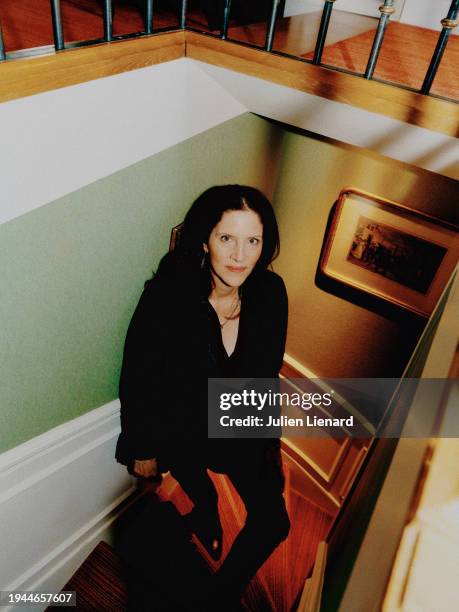 Film Director Laura Poitras poses for a portrait shoot on February 3, 2023 in Paris, France.