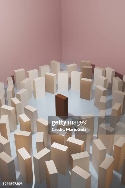 racism concept - vooroordeel stockfoto's en -beelden