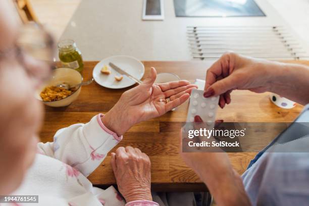 morning medication - northumberland stock pictures, royalty-free photos & images