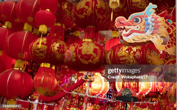 chinese new year of the dragon 2024 - lunar new year bildbanksfoton och bilder