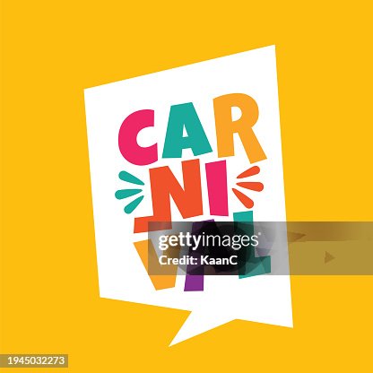 Carnival lettering. Vector stock illustration Carnival lettering. Vector stock illustration