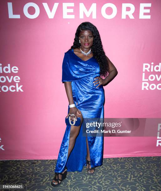 Nimi Adokiye attends the red carpet at The Fonda Theatre on January 18, 2024 in Los Angeles, California.