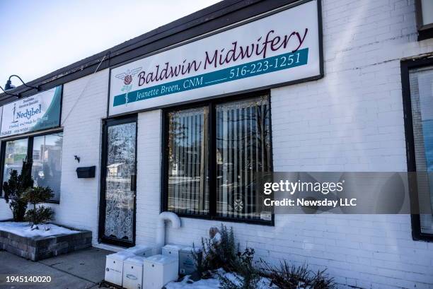 Photo of the Baldwin, New York midwifery office of Jeanette Breen, who was fined $300,000 by the New York State Department of Health for creating...