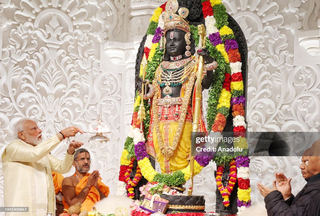 Indian premier inaugurates grand Ram temple in Ayodhya