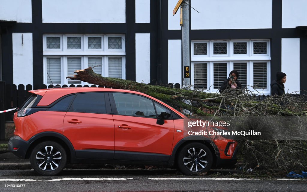 Clear Up Begins After Storm Isha