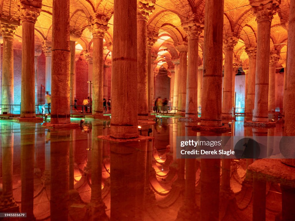 Orange Basilica Cistern
